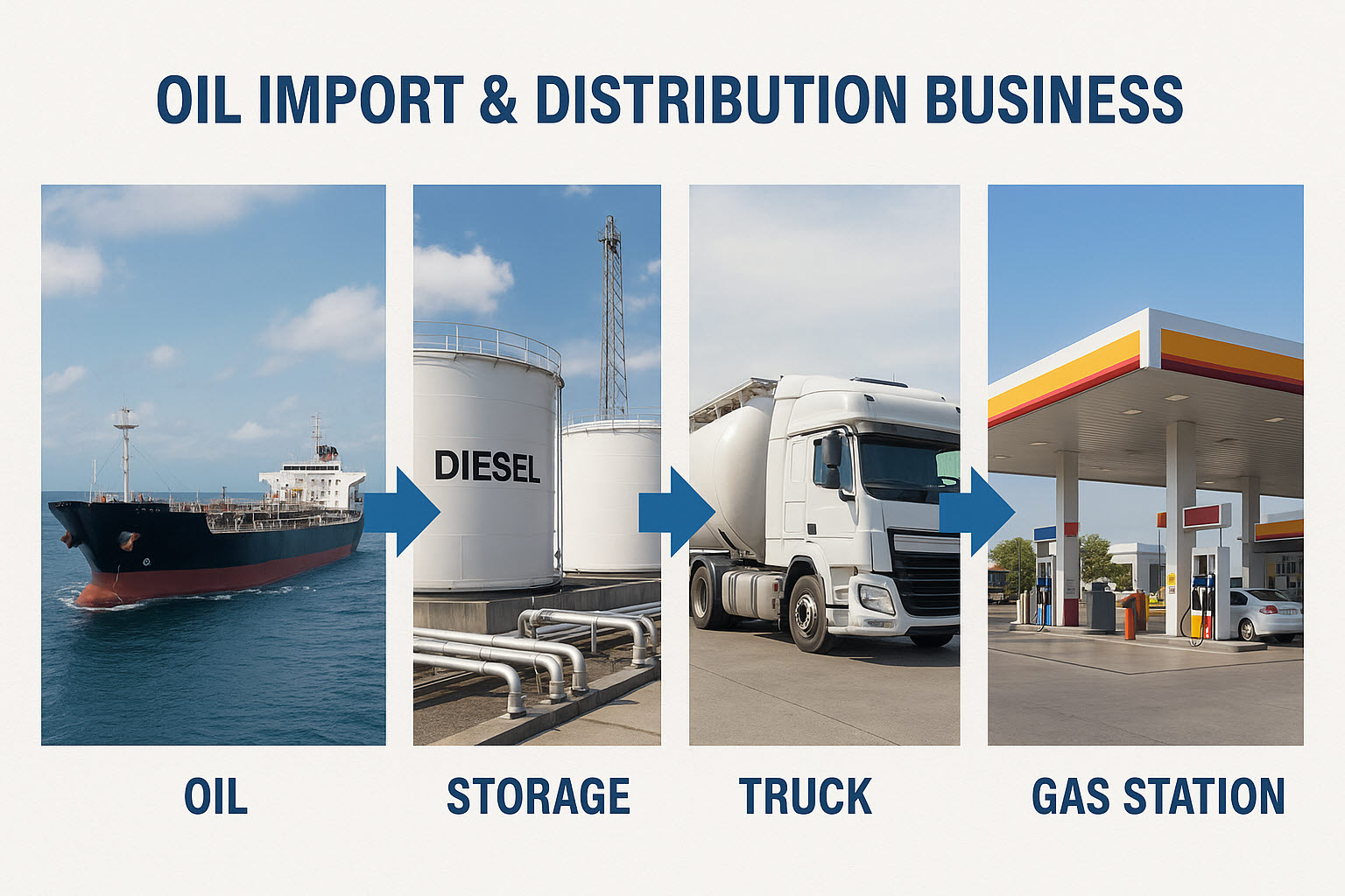 Oil Import & Distribution Business